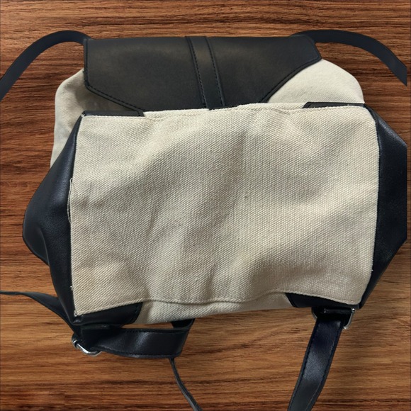 Canvas Backpack Deux Lux Black Accent‎ Casual Daypack Travel Bag Purse - Picture 4 of 7